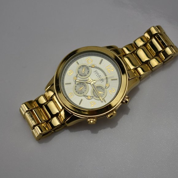 Joan Rivers Men Watch Classics Collection Gold Tone - Picture 4 of 8